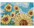 Liora Manne Коврик Esencia Sunny Day 60x86 см с цветочными мотивами и яркими подсолнухами на голубом фоне 11036172