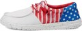 Heydude Легкие текстильные кроссовки Hey Dude Wendy Tri Patriotic для женщин с резиновой подошвой 11046001