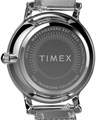 Timex Женские наручные часы с сетчатым браслетом из нержавеющей стали 31 мм, серебристый циферблат, влагозащита до 50 метров 11083426