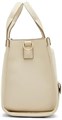 Anne Klein Сумка среднего размера светло-бежевого цвета с двумя съемными ременьями, идеально подходящая для повседневного использования 11050713