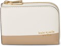 Kate Spade New York Кожаный кардхолдер на молнии из сафьяновой кожи с внутренней отделкой из фаял 11068802