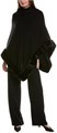 Женское пончо-кейп с меховой отделкой от Anne Klein, 49% вискоза, 30% полиэстер, 21% нейлон 11104666