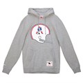 Мужское утеплённое худи Mitchell &amp, Ness с логотипом шлема New England Patriots 10044597