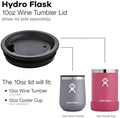 Hydro Flask Термостойкий бокал для вина из нержавеющей стали с двойными стенками, 296 мл, пресс-изолированный, цвет Тихий океан 11085516