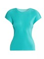 Топ Mist April от Pleats Please Issey Miyake с лодочным вырезом, короткими рукавами, из 100% полиэстера 10042457
