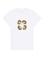 Футболка из хлопка с коротким рукавом и леопардовым принтом 4G Givenchy, классическая посадка, производство Португалия 11026971