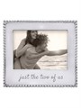 Mariposa Алюминиевая фоторамка с бусинами Just The 2 Of Us для фото 5x7 дюймов, 22.2x1.9x19.7 см, в подарочной упаковке 10046205