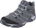 Женские водоотталкивающие ботинки Merrell Alverstone Mid GTX Storm для походов, на шнуровке, размер 38,5 11047886