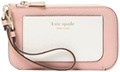 Kate Spade New York Цветной кожаный текстурированный кошелек на запястье с карманами для денег и карт, высота 8 см, ширина 14 см 11097183