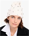 Kate Spade New York Женская вязаная шапка с декоративными элементами, 45% акрил, 30% шерсть, 25% переработанный акрил 11055696