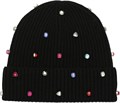 Kate Spade New York Женская вязаная шапка с декоративными элементами, 45% акрил, 30% шерсть, 25% переработанный акрил 11055696