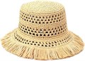 Kate Spade New York Летняя женская шляпа Cloche Fringe Spade из 100% вискозы, стильный аксессуар 11068165