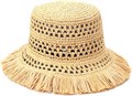 Kate Spade New York Летняя женская шляпа Cloche Fringe Spade из 100% вискозы, стильный аксессуар 11068165