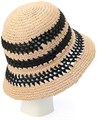 Kate Spade New York Женская стильная шляпа-клош с полосками для лета, 100% вискоза 11075913