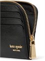Kate Spade New York Кошелек на запястье из сафьяновой кожи с отделением для монет и карт, с внутренней отделкой из переработанного материала 11076813