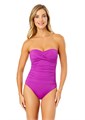 Купальник для молодежи с передними завязками от Anne Cole, регулируемыми бретелями и поддержкой формы 10045225