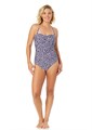 Купальник для молодежи с передними завязками от Anne Cole, регулируемыми бретелями и поддержкой формы 10045225