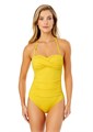 Купальник для молодежи с передними завязками от Anne Cole, регулируемыми бретелями и поддержкой формы 10045225
