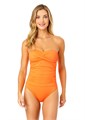 Купальник для молодежи с передними завязками от Anne Cole, регулируемыми бретелями и поддержкой формы 10045225