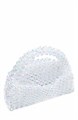 Moda Luxe Вечерняя сумка Dolly из прочного пластика с бусинами и верхней ручкой, открытой застежкой и незастеленным внутренним отделением 10044849