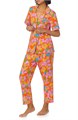 BedHead Pajamas Молодежные пижамы с принтом и контрастной окантовкой от Trina Turk из стретч-джерси, 93% органического хлопка 10045563