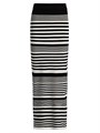 Макси-юбка в полоску Tamika из тонкой вязки с поясом от Ronny Kobo, 72% вискоза, 28% полиэстер 11010084