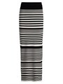Макси-юбка в полоску Tamika из тонкой вязки с поясом от Ronny Kobo, 72% вискоза, 28% полиэстер 11010084