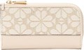 Kate Spade New York Компактный элегантный бумажник из жаккардовой ткани с цветочным рисунком и экологичной подкладкой 11072285