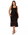 Кружевное миди-платье с вырезом и застёжкой-молнией Adrianna 11072340
