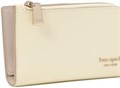 Kate Spade New York Женский сафьяновый кожаный кошелек кремового цвета, защищенный от царапин, компактного размера 11075968
