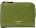 Kate Spade New York Кожаный бумажник на молнии из фактурной кожи в стиле мульти-джунгли с внутренней отделкой из переработанного полиэстера 11049222