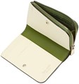 Kate Spade New York Кожаный бумажник на молнии из фактурной кожи в стиле мульти-джунгли с внутренней отделкой из переработанного полиэстера 11049222