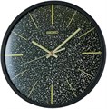 Seiko Настенные часы без тиканья, 33 см, черного цвета, стильный дизайн для вашего дома 11055184