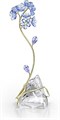 Swarovski Стильный и блестящий декоративный элемент Florere Forget-me-not, без вазы, не игрушка 11046905
