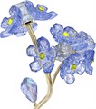 Swarovski Стильный и блестящий декоративный элемент Florere Forget-me-not, без вазы, не игрушка 11046905