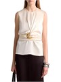 Шелковый топ Tizzy без рукавов с поясом и скрытой застежкой от Altuzarra, произведенный в Италии 11028990