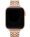 Kate Spade New York Женский стильный браслет из нержавеющей стали розового золота для Apple Watch, совместимый с размерами 42, 44, 45, 49 мм 11034849