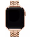 Kate Spade New York Женский стильный браслет из нержавеющей стали розового золота для Apple Watch, совместимый с размерами 42, 44, 45, 49 мм 11034849