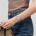 Swatch Часы унисекс из коллекции Blossom Time, с круглым корпусом 33 мм и водостойкостью до 30 метров 11055714