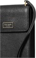 Kate Spade New York Кожаная сафьяновая кроссбоди для телефона с застежкой на кнопке 11068847