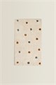 Zara Home Многофункциональный детский текстурированный прямоугольный коврик с разноцветными горошками, выполненный из хлопка 11037613