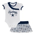 Outerstuff Детский комплект: боди и юбка Love My Team Dallas Cowboys из 100% хлопка с командной символикой 10044806