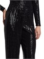 Брюки Alice + Olivia Elba с пайетками, высокая талия, эластичный пояс, 93% нейлон 11040156