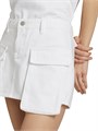 3x1 NYC Мини-юбка Celine из хлопка с карманами, 98% хлопок, стиль кэжуал, производство Италия 10044351