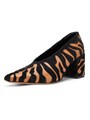 Ulla Johnson Туфли Polline 70 мм с кожаным верхом и уникальным животным принтом 11013901