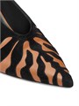 Ulla Johnson Туфли Polline 70 мм с кожаным верхом и уникальным животным принтом 11013901