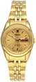Seiko Женские автоматические часы с золотистым циферблатом и корпусом из нержавеющей стали, водозащита 30 м 11045321