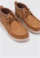 Heydude Мужские кожаные ботинки Hey Dude Wally Mid Gripr Classic Cognac, высота 11,5 см, с водоотталкивающей обработкой 11085036