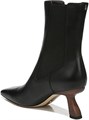 Женские ботинки Sam Edelman Sammie из кожи, черные, с подошвой из кожи и высотой голенища 17.5 см 11077566