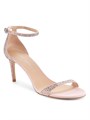 Stuart Weitzman Кожаные сандалии Nudist Shine 75MM с кристаллическим декором и открытым носком 11022876
